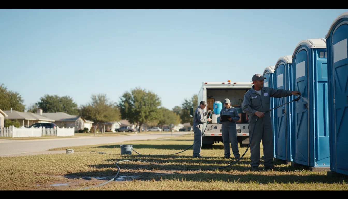 Long-Term Portable Toilet Rental in Bellevue, TX near me